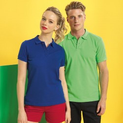 Plain Women’s poly/cotton blend polo Asquith&Fox 200 GSM